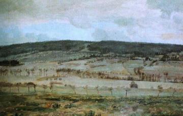 A Landscape near Lhota Šárovcova Artwork by František Kaván