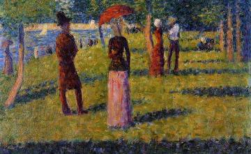 The Rope-Colored Skirt Artwork by Georges Seurat