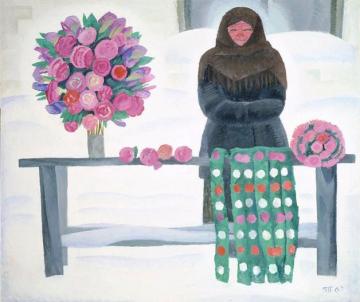 Paper Flowers Artwork by Tatiana Yablonskaya