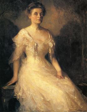 Portrait Of A Lady (elizabeth Perley Kinnicutt) Artwork by Frank Weston Benson