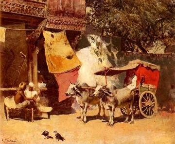 An Indian Gharry Artwork by Edwin Lord Weeks