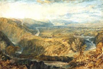 Crook of Lune, Looking towards Hornby Castle Artwork by Joseph Mallord William Turner