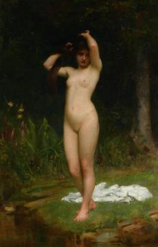 A Woodland Nymph Artwork by Philip Hermogenes Calderon