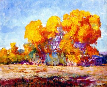 Ranch in Sycamores Artwork by Alson Skinner Clark