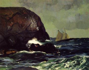 Beating out to Sea Artwork by George Wesley Bellows
