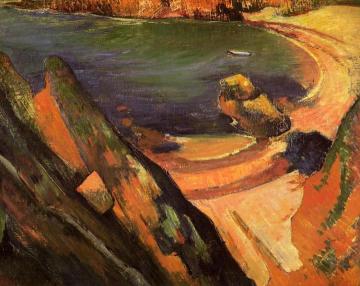 The Creek, Le Pouldu Artwork by Paul Gauguin