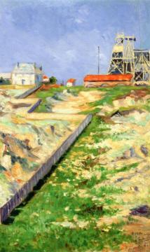 Scaffolding at Sacre-Coeur Artwork by Paul Signac