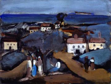 Landscape in Brittany Artwork by Georges Rouault