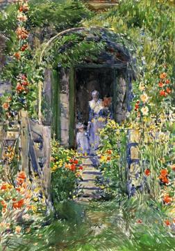 Isles of Shoals Garden Artwork by Frederick Childe Hassam