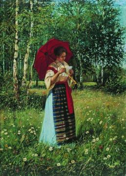 Reading the Letter Artwork by Nikolai Petrovich Bogdanov-belsky