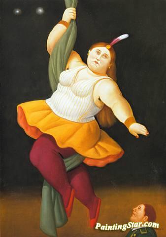 Circus Act Artwork by Fernando Botero