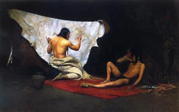 The Picture Writer's Story Artwork by George de Forest Brush