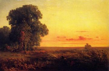 Afterglow On The Prairie Artwork by George Inness