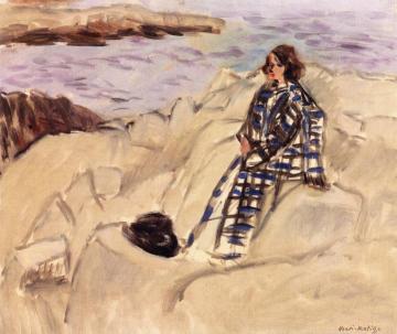 Marguerite On The Rocks At Antibes Artwork by Henri Matisse