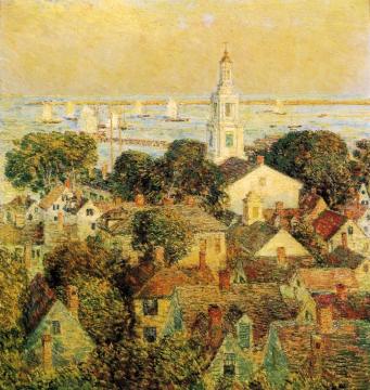 Provincetown Artwork by Frederick Childe Hassam