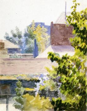 St. Cloud near Paris Artwork by Thomas P. Anshutz