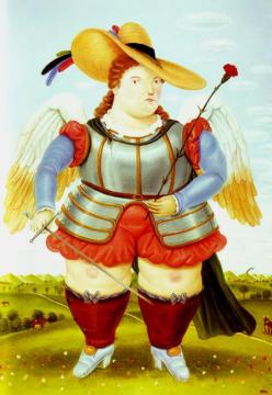 Saint Michael Artwork by Fernando Botero