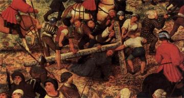 Christ Carrying The Cross (detail) Artwork by Pieter Bruegel the Elder