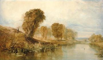 View on the River Brent, North London Artwork by Joseph Mallord William Turner
