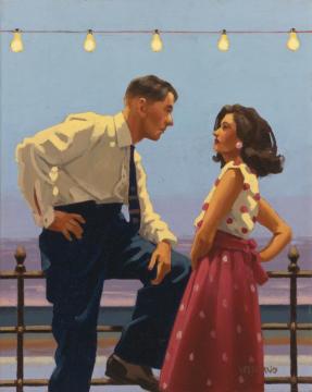 The Big Tease Artwork by Jack Vettriano