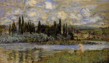 View of Vetheuil Artwork by Claude Oscar Monet