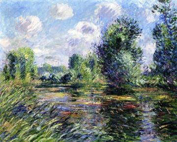 Pond at Muids, Eure Artwork by Gustave Loiseau