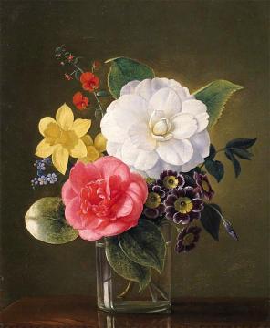 Still life with Flowers Artwork by Joseph Schuster