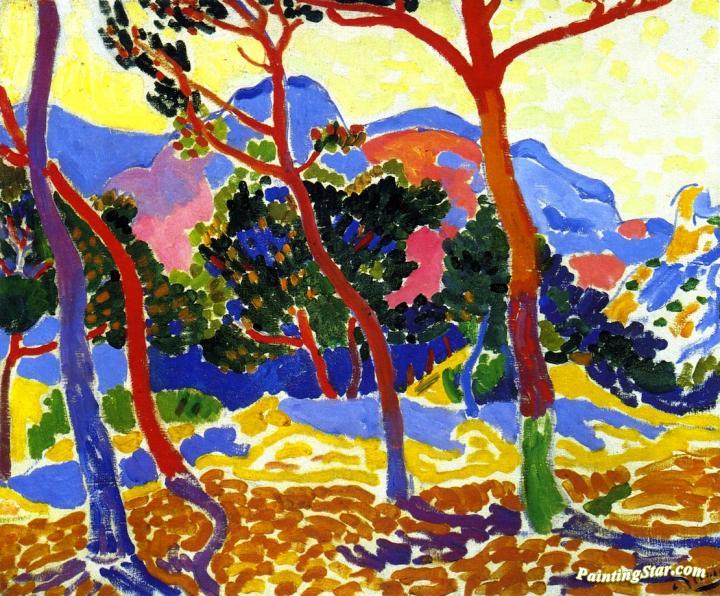The Trees Artwork by Andre Derain