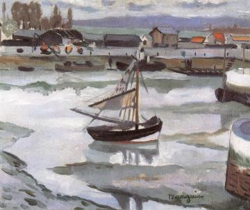 Honfleur, Oyster Boat Artwork by Henri Manguin