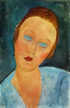 Portrait of Madame Survage Artwork by Amedeo Modigliani