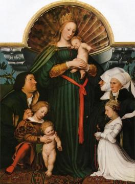 Meyer Madonna Artwork by Hans Holbein the Younger