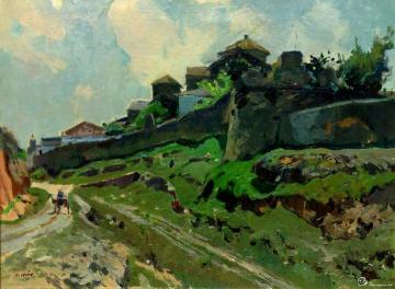 Paisaje De Vilanova Artwork by Joaquin Mir Trinxet