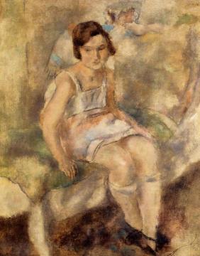 Young Marcelle Artwork by Jules Pascin
