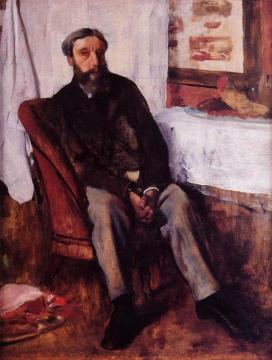 Portrait of a Man Artwork by Edgar Degas