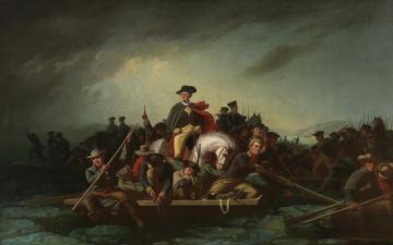 Washington Crossing The Deleware Artwork by George Caleb Bingham
