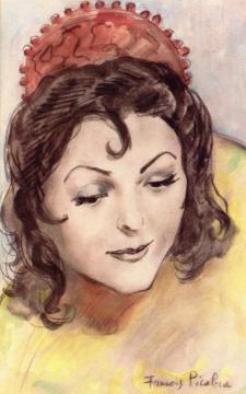 Woman's Head Artwork by Francis Picabia