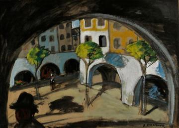 Arcades de Tarascon Artwork by Auguste Chabaud