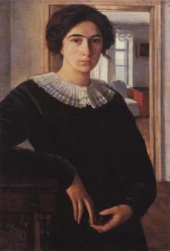 Portrait of E.K. Lancere Artwork by Zinaida Serebriakova