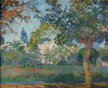 The Gardens of the Villa Abd-El-Tif, Algiers Artwork by Léon Cauvy