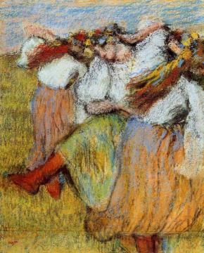Russian Dancers Artwork by Edgar Degas