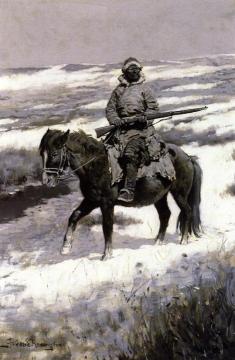 A Manchurian Bandit Artwork by Frederic Remington