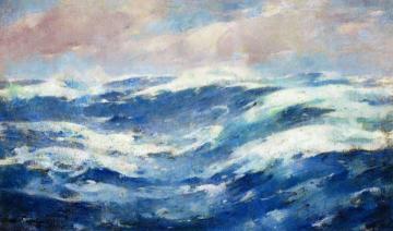 Breaking Waves Artwork by Emil Carlsen