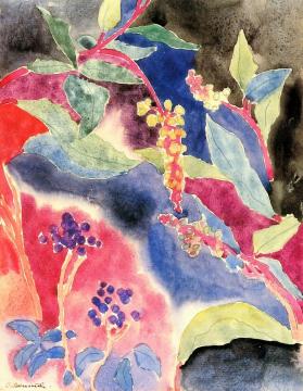 Leaves and Berries Artwork by Charles Demuth