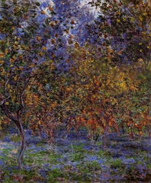 Under the Lemon Trees Artwork by Claude Oscar Monet