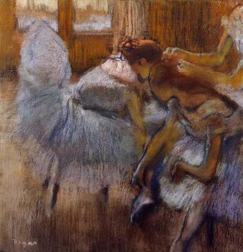 Dancers Relaxing Artwork by Edgar Degas
