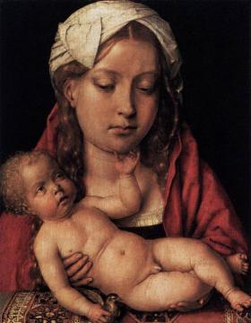 Virgin and Child Artwork by Michael Sittow
