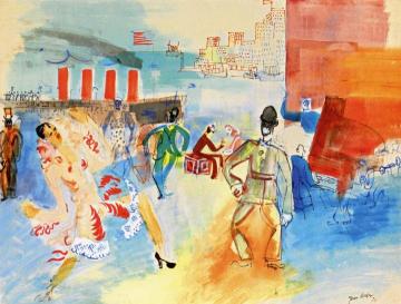 Josephine Baker Artwork by Jean Dufy