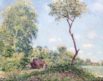 Spring with Acacias Artwork by Alfred Sisley