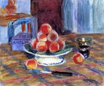 Still Life With Peaches Artwork by Charles Camoin