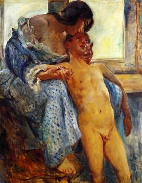 A Mother's Love Artwork by Lovis Corinth